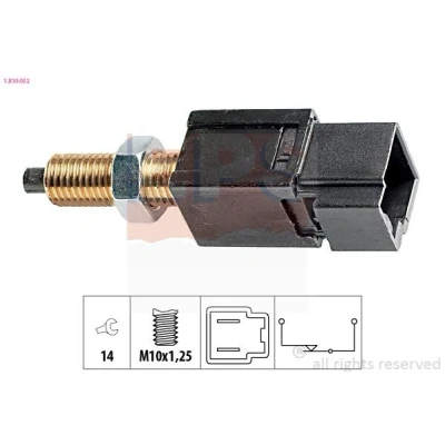 Imagem de EPS 1.810.052 Interruptor de luz stop mecânico M10x1,25 Made in Italy OE Equivalent