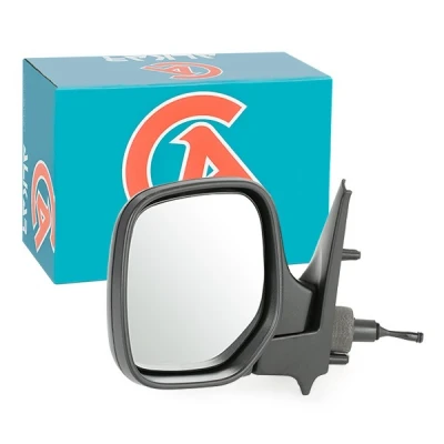 Imagem de Espelho retrovisor Alkar 9264974 esquerda ajuste: por cabo de aço, convexo para veículo com volante à endado, norauto, oscaro, mister auto