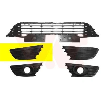 Imagem de VAN WEZEL 0970592 Grelha de Pára Choques à frente, lado direito para veículos sem faróis nevoeiro CITROËN: C4 Coupe, I Hatchback