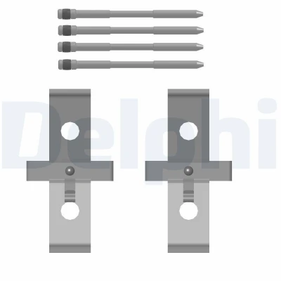 Imagem de DELPHI LX0793 Kit de acessórios, pastilhas travão AUDI: TT Coupe