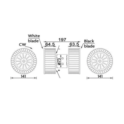 Imagem de MAHLE ORIGINAL AB 192 000S Ventilador do Habitáculo para veículos com ar condicionado de volante à esquerda/direita BMW: 3 Sedan