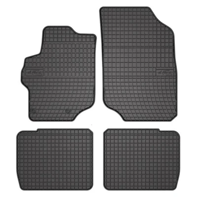 Imagem de FROGUM 0643 Conjunto de tapete chão Borracha à frente e atrás 4 preto medida CITROËN: C Elysée Sedan