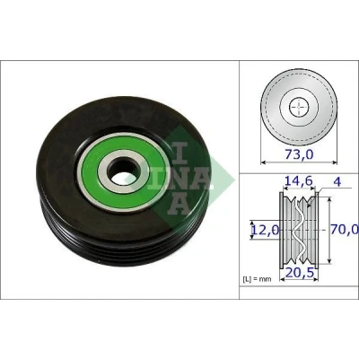 Imagem de INA 531 0852 10 Polia Tensora TOYOTA: MR2 II Coupe