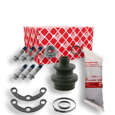 Imagem de FEBI BILSTEIN 24828 Fole de Transmissão Eixo traseiro, do lado da caixa velocidades Borracha MERCEDES BENZ: Classe C Sedan, W124 Sedan