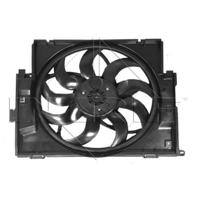 Imagem de NRF 47736 ventilador de radiador 485 12 600 com estrutura do (caixilho), Motor sem escovas BMW: 1 Hatchback, 3 Touring