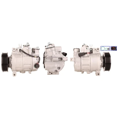 Imagem de LUCAS ACP670 Compressor PAG 46 R134a com juntas AUDI: A4 B6 Avant, Sedan, A6 C6 Sedan