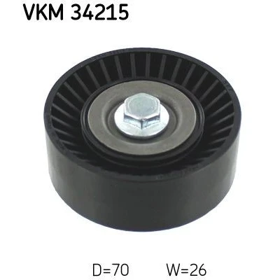 Imagem de SKF VKM 34215 Polia de Desvio FORD: FOCUS 3 Turnier, Mondeo 5 Limousine, VOLVO: S60 II