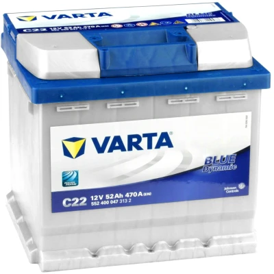 Imagem de VARTA BLUE dynamic 5524000473132 Bateria de arranque 12V 52Ah 470A B13 VOLKSWAGEN: Polo III Hatchback, IV VI, TOYOTA: Aygo endado