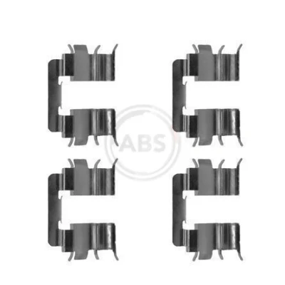 Imagem de A.B.S. 1272Q Kit de acessórios, pastilhas travão NISSAN: MICRA 2