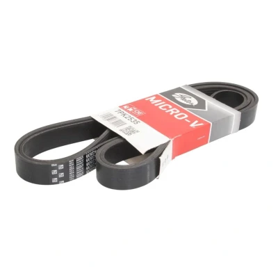 Imagem de GATES 7PK2535 Correia trapezoidal estriada 2535 7 Poliéster, EPDM (borracha de etileno propileno dieno) FleetRunner Micro V