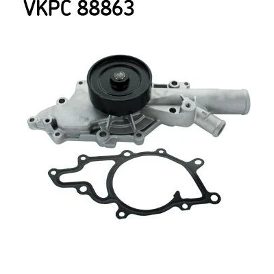 Imagem de SKF VKPC 88863 Bomba de água com juntas Metal para accionamento da correia trapezoidal estriada MERCEDES BENZ: Classe E Sedan, S Sedan