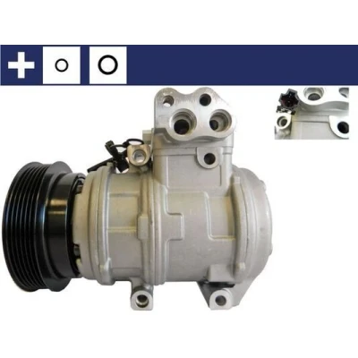Imagem de MAHLE ORIGINAL ACP 842 000S Compressor 10PA17C 12 PAG 46 R 134a com retentor HYUNDAI: Tucson
