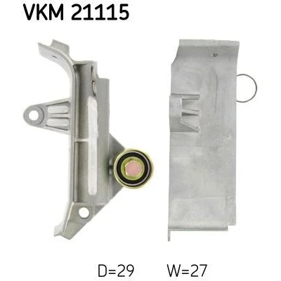 Imagem de SKF VKM 21115 Polia de desvio/de guia, correia dentada VOLKSWAGEN: Golf 4 Variant, 4, AUDI: A4 B5 Avant, Sedan, SEAT: Ibiza 2