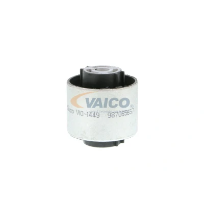 Imagem de VAICO V10 1449 Casquilho de braço Suspensão Original Quality ambos os lados, Eixo traseiro para oscilante longitudinal