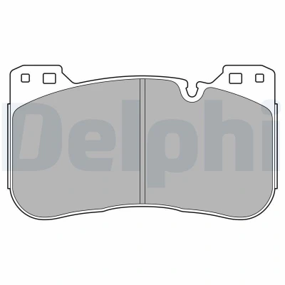 Imagem de DELPHI LP3626 Jogo de pastilhas para travão disco preparado indicador aviso desgaste com chapa anti ruído sem acessórios BMW: 5 Sedan