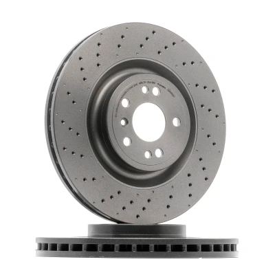 Imagem de BREMBO COATED DISC LINE 09.A958.21 Disco de travão 350 32 5 perfurado/ventilado revestido alto carbono com parafusos MERCEDES BENZ: GLE SUV, GL
