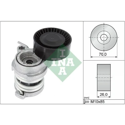 Imagem de INA 534 0708 10 Tensor, correia trapezoidal estriada BMW: 3 Touring, Coupe, Sedan
