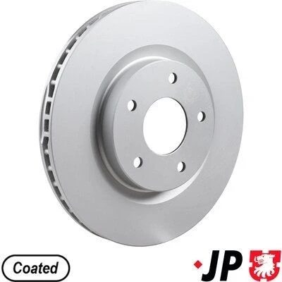 Imagem de JP GROUP 4063101800 Disco de travão Eixo dianteiro 296 26 5 interior ventilado revestido NISSAN: Juke