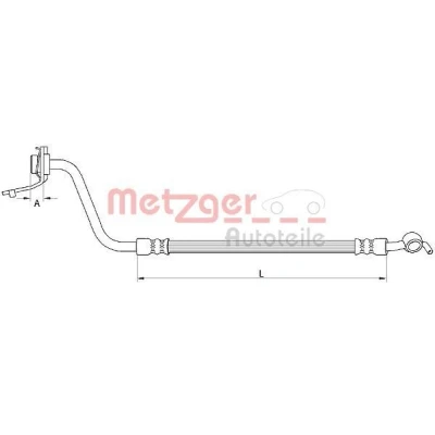 Imagem de METZGER 4111056 Mangueira de Travão 309