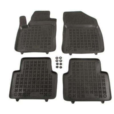 Imagem de REZAW PLAST 201233 Conjunto de tapete chão Borracha à frente e atrás preto