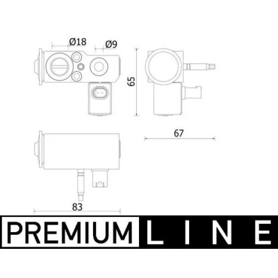 Imagem de MAHLE ORIGINAL AVE 141 000P Válvula de Expansão