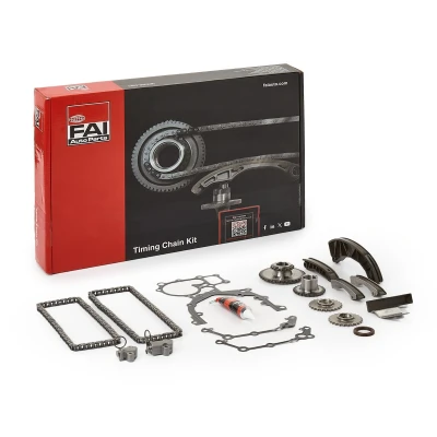 Imagem de FAI AutoParts TCK258 Jogo de correntes distribuição com juntas, carretos simples, Corrente roletes KIA: cee‘d I Carrinha, Hatchback