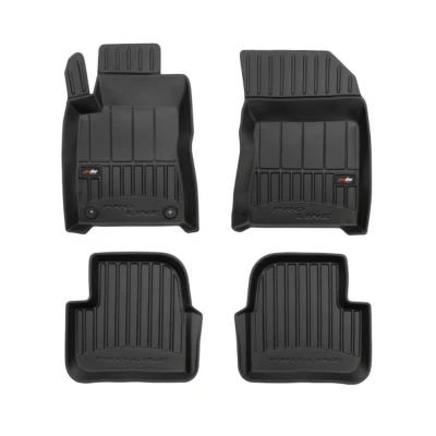 Imagem de FROGUM 3D407992 Conjunto de tapete chão Borracha à frente e atrás 4 preto CITROËN: C3 III