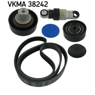 Imagem de SKF VKMA 38242 Jogo de correias trapezoidais estriadas BMW: 5 Sedan, 3 Coupe, Cabrio