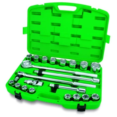 Imagem de TOPTUL GCAI2102 Kit ferramentas 21 19, 21, 22, 23, 24, 26, 27, 29, 30, 32, 35, 36, 38, 41, 46, 50 quadrado