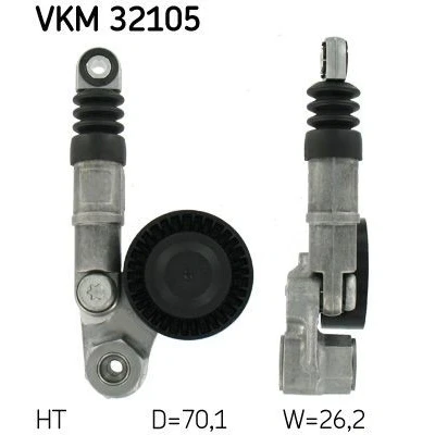 Imagem de SKF VKM 32105 Polia Tensora ALFA ROMEO: 159 Sportwagon, Sedan