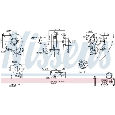 Imagem de NISSENS 93729 Turbocompressor accionado pelos gases de escape pneumático VOLKSWAGEN: Touareg I