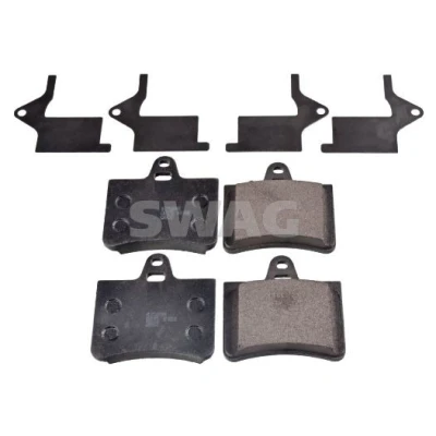 Imagem de SWAG 64 91 6420 Jogo de pastilhas para travão disco Eixo traseiro excl. contacto aviso desgaste CITROËN: C5 I Hatchback, II Hatchback