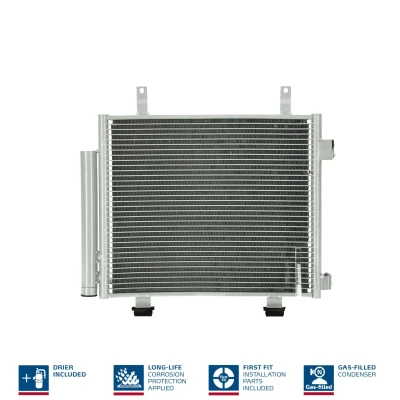 Imagem de NISSENS 940193 Condensador com secador Alumínio 433 R 134a
