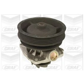 Imagem de GRAF PA552 Bomba de água com junta sem tampa mecânico Ferro fundido 122,4 para accionamento da correia trapezoidal estriada FIAT: Punto I Hatchback