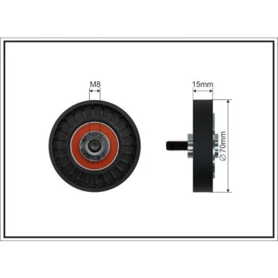 Imagem de CAFFARO 45 07 Polia de Desvio RENAULT: CLIO 2