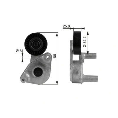Imagem de GATES FleetRunner Micro V Kit T38149 Polia Tensora HYUNDAI: Santa Fe I