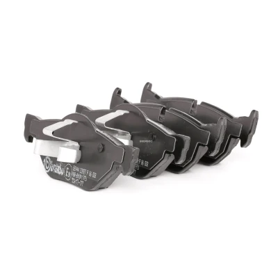 Imagem de BREMBO P 06 038 Jogo de pastilhas para travão disco preparado indicador aviso desgaste com grampo do êmbolo sem acessórios BMW: 3 Coupe