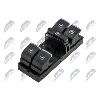 Imagem de NTY EWS VW 001 Interruptor, elevadores dos vidros à frente, lado esquerdo VOLKSWAGEN: GOLF 6, Passat B7 Sedan, Variant