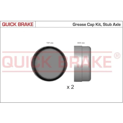Imagem de QUICK BRAKE 9823K Tampa, rolamento da roda 56 PEUGEOT: 106 II Hatchback