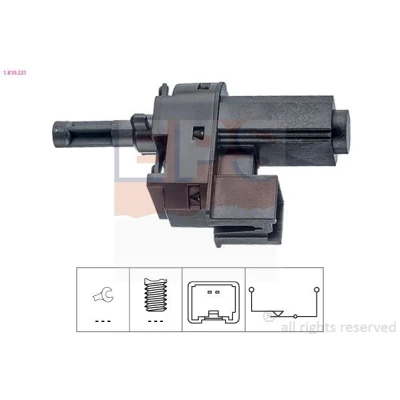Imagem de EPS 1.810.221 Interruptor, comando da embraiagem (regulador velocidade) Made in Italy OE Equivalent