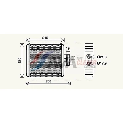 Imagem de PRASCO VN6196 Radiador Quente SEAT: Ibiza 3, VOLKSWAGEN: Polo IV Hatchback, SKODA: Fabia I 1 Combi