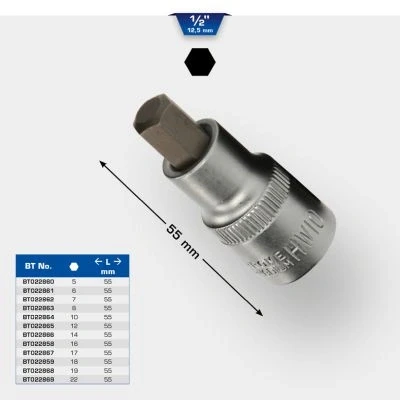 Imagem de KS TOOLS BT022863 Chave de caixa 8 Sextavado interior
