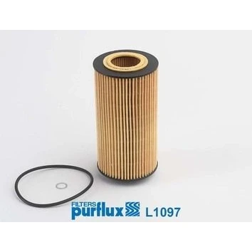 Imagem de PURFLUX L1097 Filtro de óleo Cartucho filtrante AUDI: A4 B6 Avant, Sedan, B7 VOLKSWAGEN: Phaeton