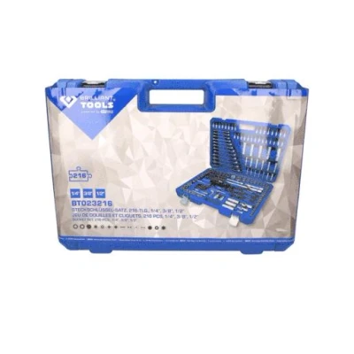 Imagem de KS TOOLS BT023216 Kit ferramentas 216 10 (3/8&quot;), 12,5 (1/2&quot;), 6,3 (1/4&quot;) quadrado