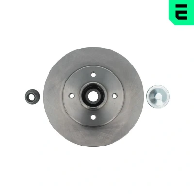 Imagem de OPTIMAL 702352BS1 Disco de travão 238 8 4/4 100 cheio revestido com o rolamento da roda integrado, sensor do ABS integrado RENAULT: CLIO 2