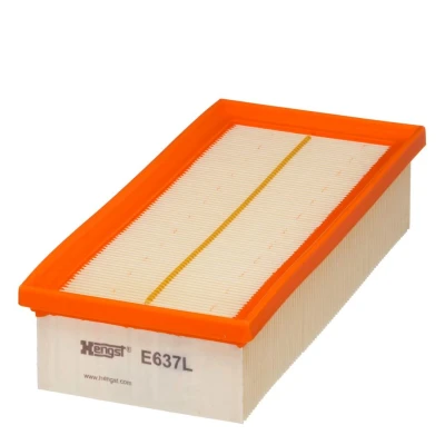 Imagem de HENGST FILTER E637L Filtro de ar 57 118 269 Cartucho filtrante HONDA: CIVIC 6 Hatchback, Aerodeck, Fastback, ROVER: 25 Hatchback