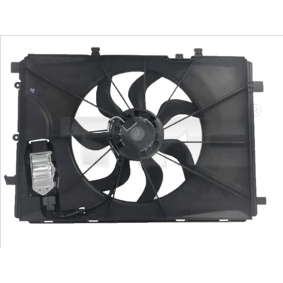 Imagem de TYC 821 0023 ventilador de radiador 481 297 com estrutura do (caixilho) módulo comando MERCEDES BENZ: Classe A