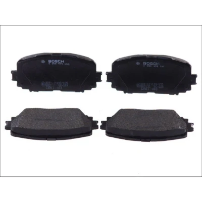 Imagem de BOSCH 0 986 494 196 Jogo de pastilhas para travão disco Baixo teor metálico com chapa anti ruído TOYOTA: Yaris III Hatchback, II Hatchback