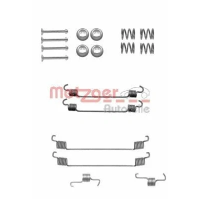 Imagem de METZGER 105 0820 Kit de acessórios, maxilas do travão TOYOTA: Yaris I Hatchback, CITROËN: C1