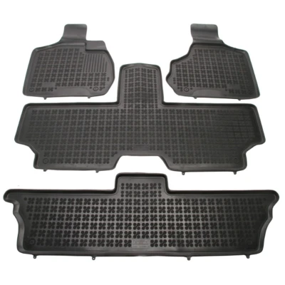 Imagem de REZAW PLAST 203601 Conjunto de tapete chão Borracha à frente e atrás preto CHRYSLER: VOYAGER 4